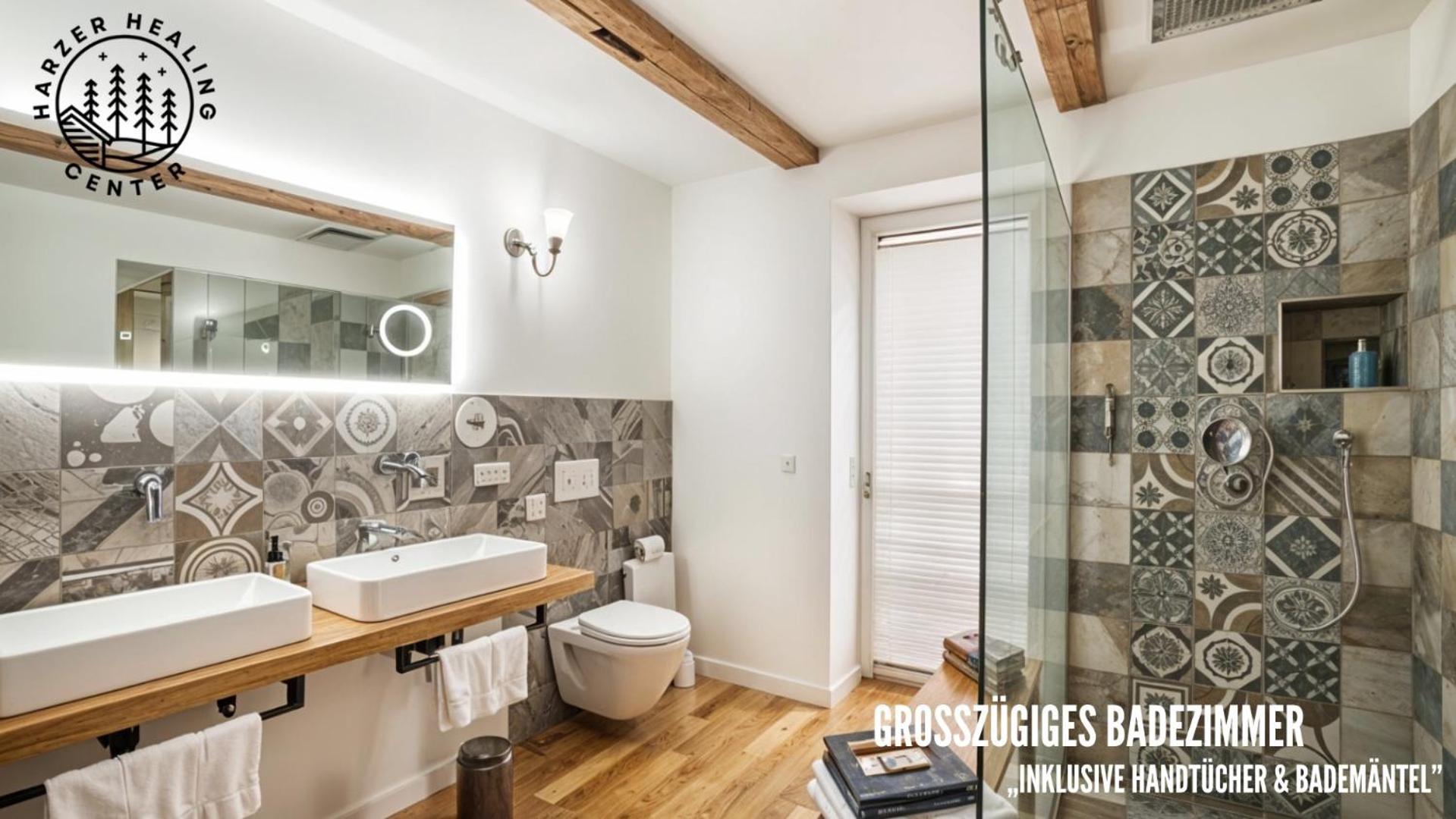 Harzer Healing Center 2024 Gemuetliche Landhauswohnung Mit Fussbodenheizung,Xxl Kochinsel,Xxl Regenduschen,Modern,Hochwertig,Persoenlich,Vollausgestattet 엘빙거로드 외부 사진